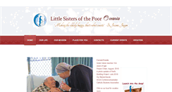 Desktop Screenshot of littlesistersofthepoor.org.au