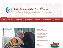 Tablet Screenshot of littlesistersofthepoor.org.au